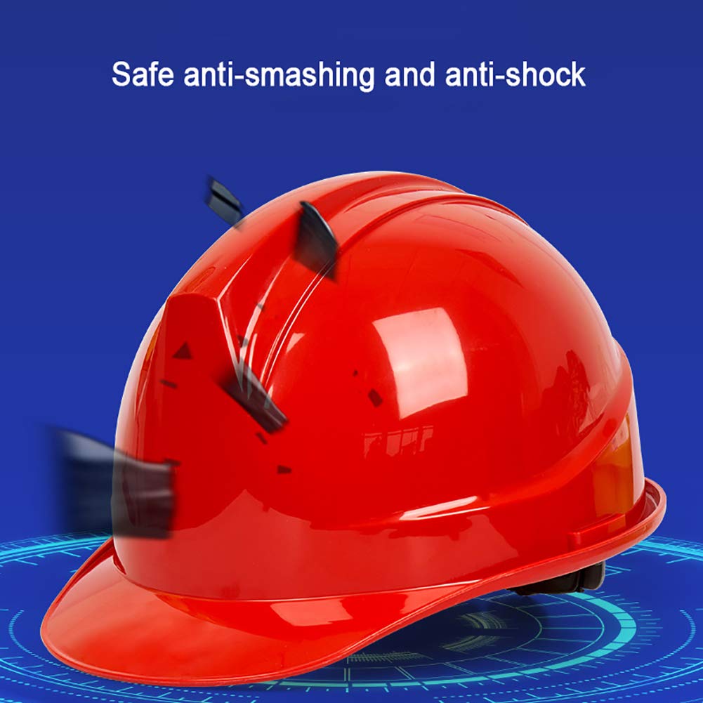 Elmetto Protettivo | Casco da Lavoro con Visiera Corta | elmetto Antinfortunistica elmetto da Cantiere Casco da Lavoro Casco da Cantiere Protezione Cantiere ponteggio
