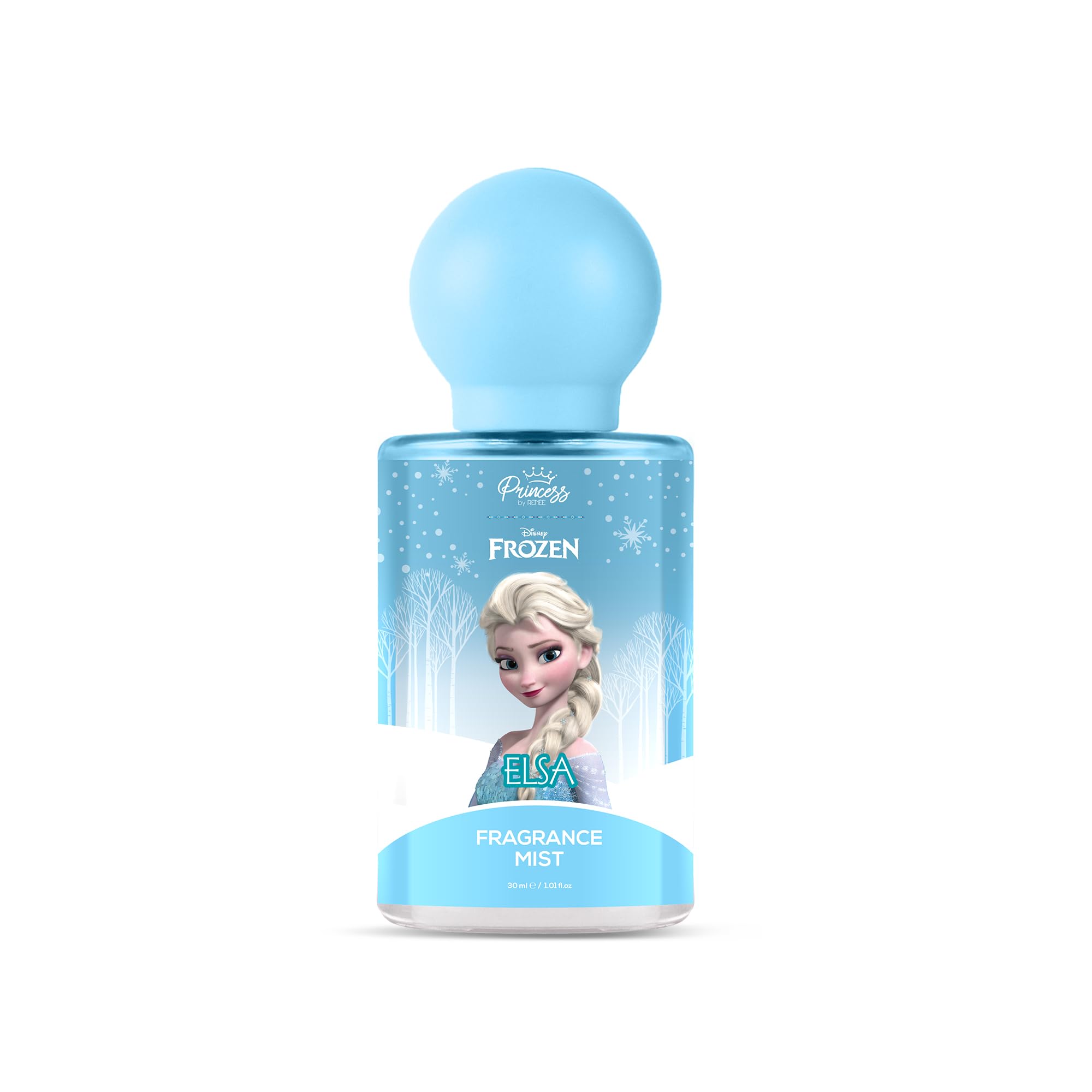 Princess by RENEE Disney Frozen Elsa Fragrance Mist for Pre-Teens, Long Lasting Scent with Fruity & Floral Notes of Melon, Peach & Pineapple, Vanilla & White Musk, Dermatologically Tested, Vegan, Cruelty-Free 30ml