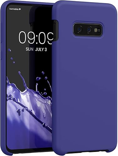 Miniatura 39 de kwmobile Funda Compatible con Samsung Galaxy S22 - Funda de teléfono de silicona TPU con acabado suave - Rojo Ruibarbo Piedra antigua,Azul