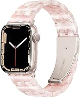 Vista 67 de Lightweight Resin Band For Apple Watch Series 11 10 SE 9 8 7 6 5 4 3 2 1 Ultra 3 2, Fashion Adjustable Replacement Strap for iWatch Bands 38mm 40mm