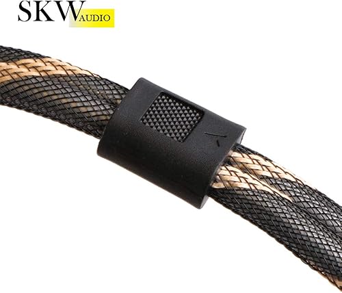 Miniatura 4 de SKW Audiophiles RCA Cable 2RCA macho a 2RCA macho HiFi Cable de interconexión con diámetro 0.276 in 3.2ft1M