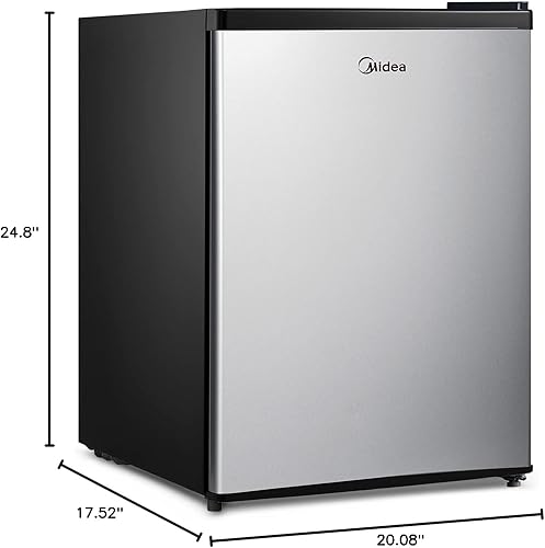 Miniatura 8 de Midea WHS-87LSS1 Refrigerador, 2.4 pies cúbicos, acero inoxidable y TOSHIBA EM131A5C-BS Hornos microondas para encimera de 1.2 pies cúbicos,