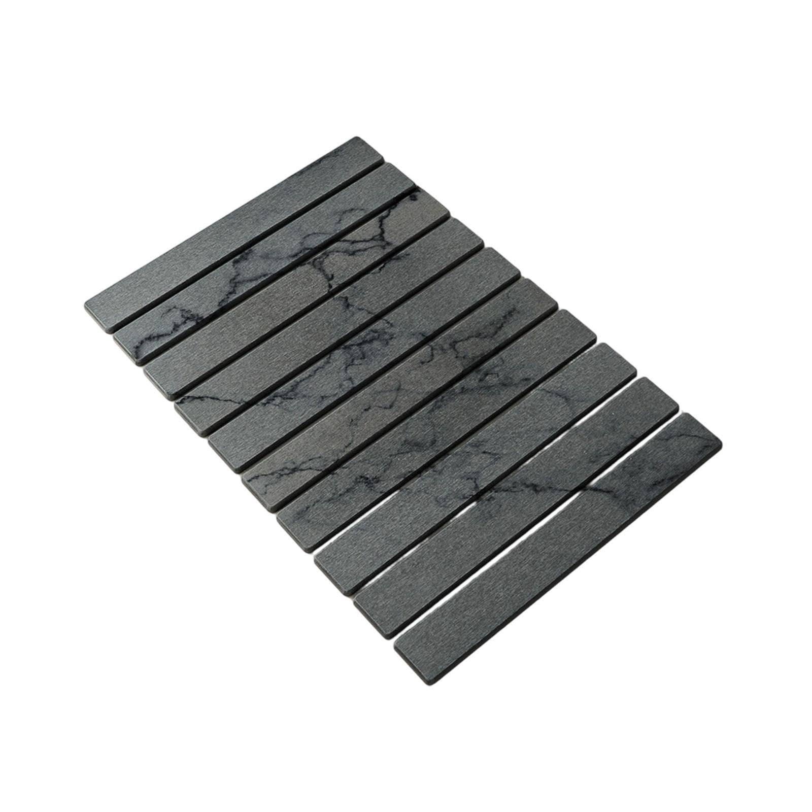 Tapis pliable Terre 60 x 39 cm, modèle marbre doré