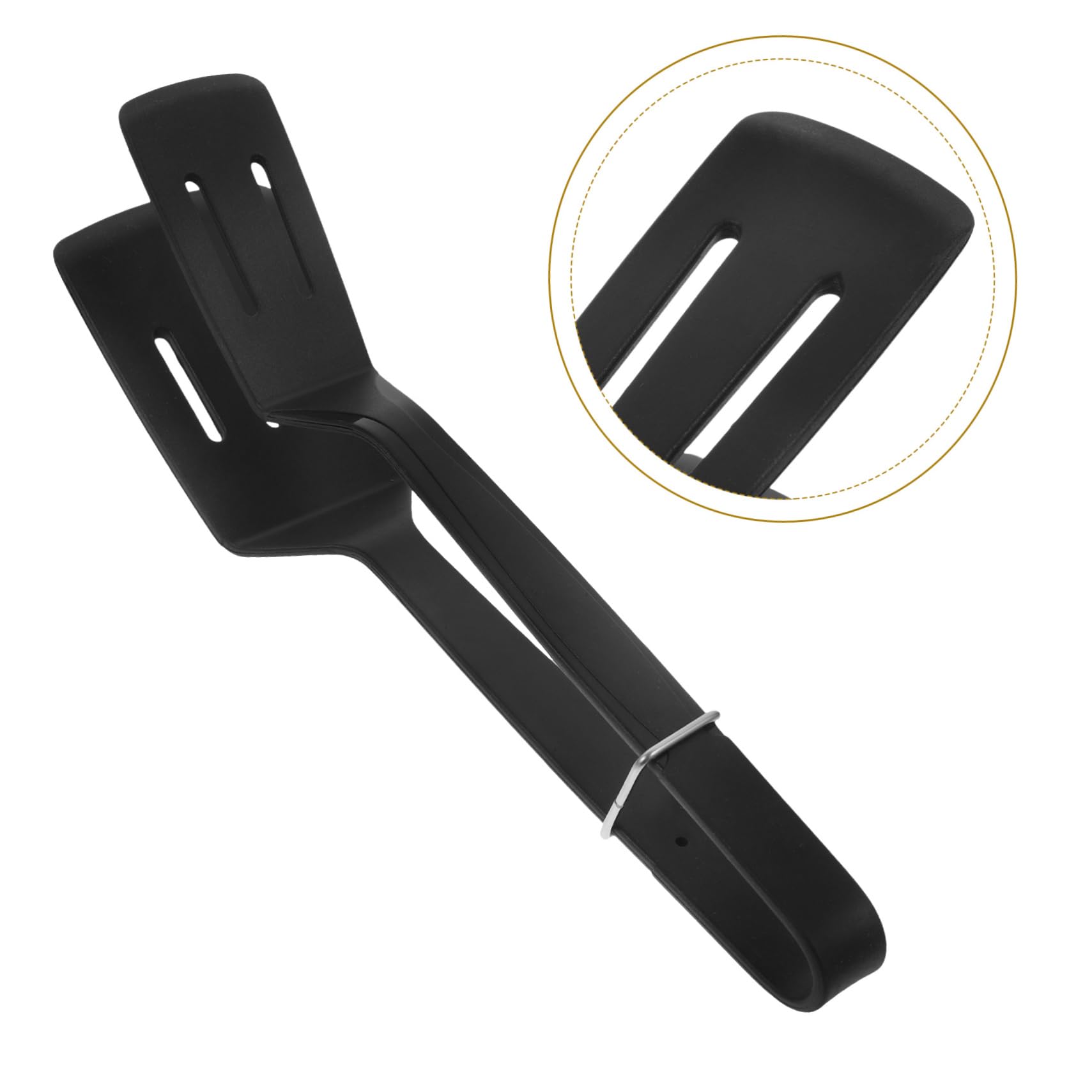 Abaodam 4 Stück Küchenzange Grillzange und Pfannenwender Hitzebeständig für Eier Steak Spülmaschinengeeignet Platzsparendes Design Langlebig und Vielseitig