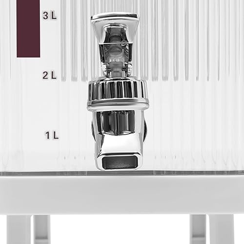 Miniatura 8 de Drink Dispenser, 1.2 Gal Water Juice Drink Dispenser With Spigot Water, Ice&Hot Tea Pitcher For Indoor Or Outdoor Parties, Barbecue, Daily Water Use