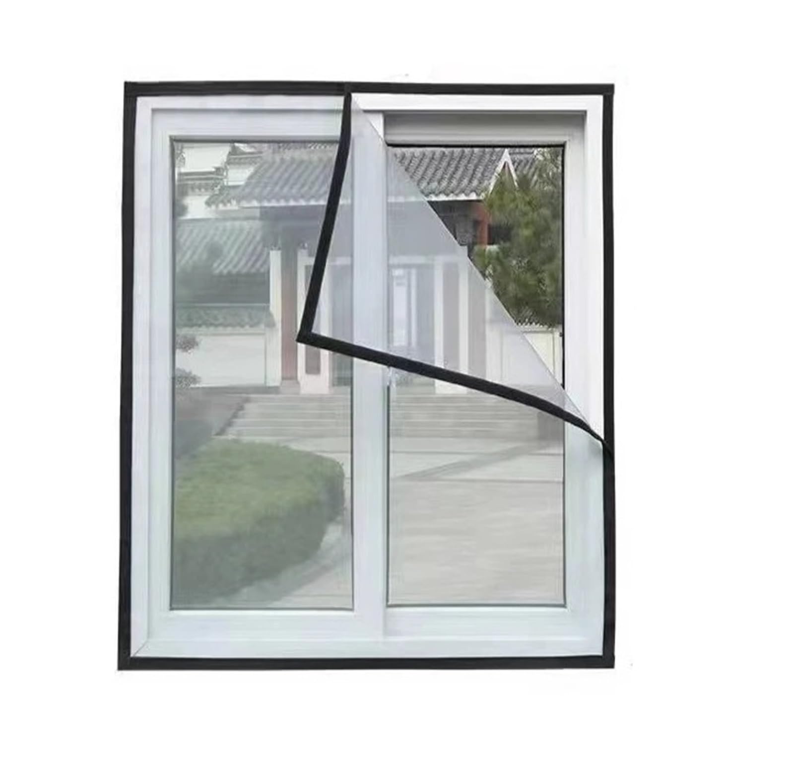 Supkancl Grey - 105Cm 1Pc Mosquito Net Door Window Screen Summer Anti-Mosquito Mesh Grey