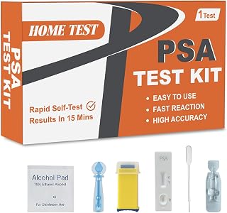 PSA Test Kit for Men – At-Home PSA Screening Test, Fast & Easy-to-Read Results, Private Home Use, Complete Test Components Included