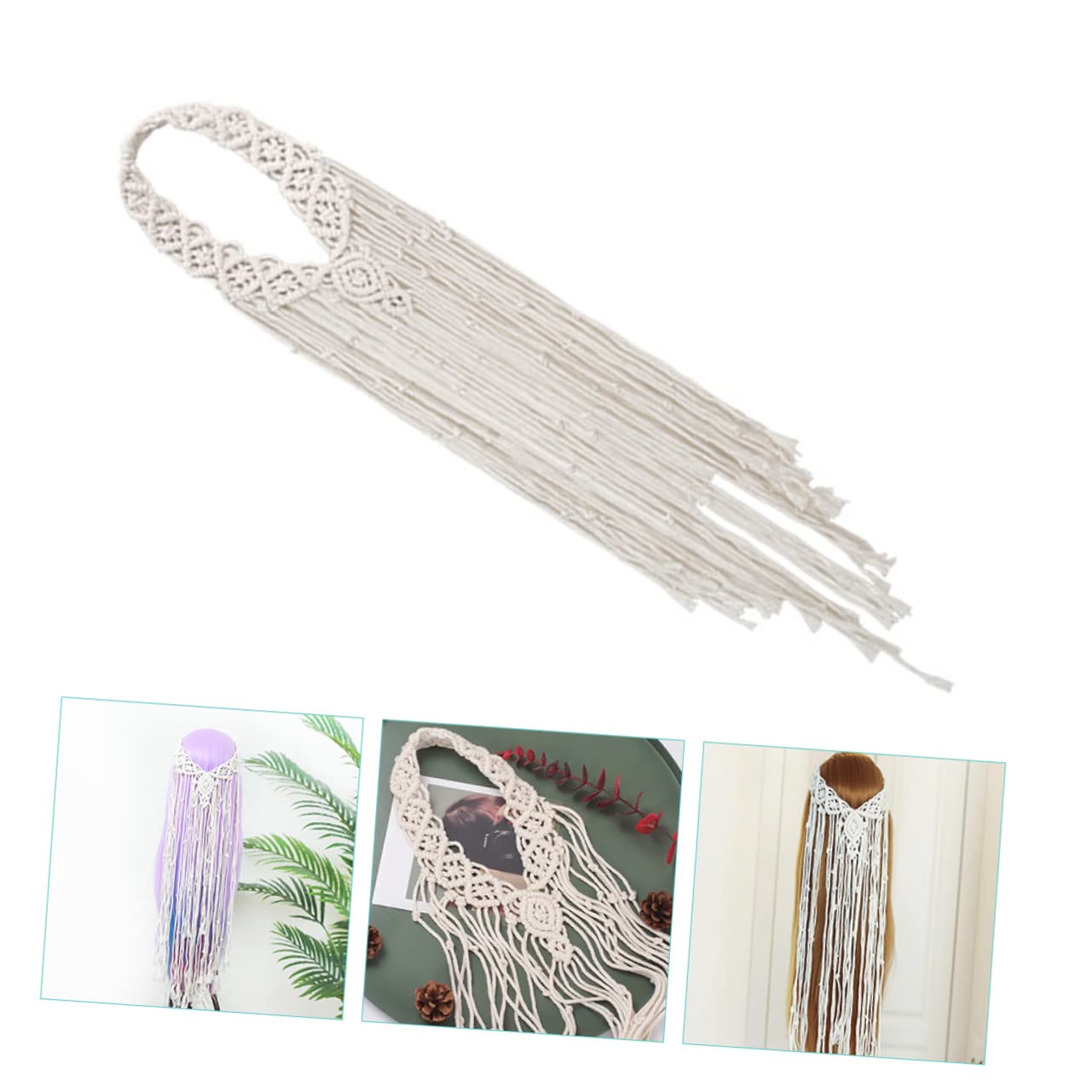MAGICLULU 2 Pz per fasce per di fiori hair charms cerchietti bambina accessori per da sposa velo bohémien ragazza Anello per strass