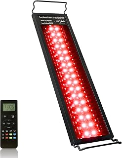 NIKEEYEN 24/7 Luces para Acuarios con mando a distancia, 24W 45cm LED Acuario de Espectro Completo, Impermeable Luz Led para acuarios de Plantas y Peces