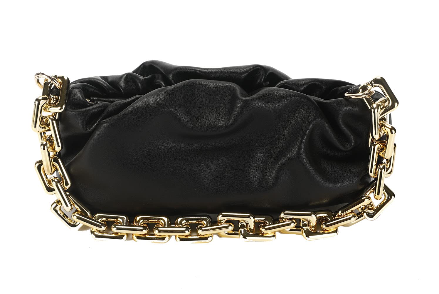 Dumpling Bag Cloud Purses and Handbags for Women Chunky Chain Pouch Shoulder Bag