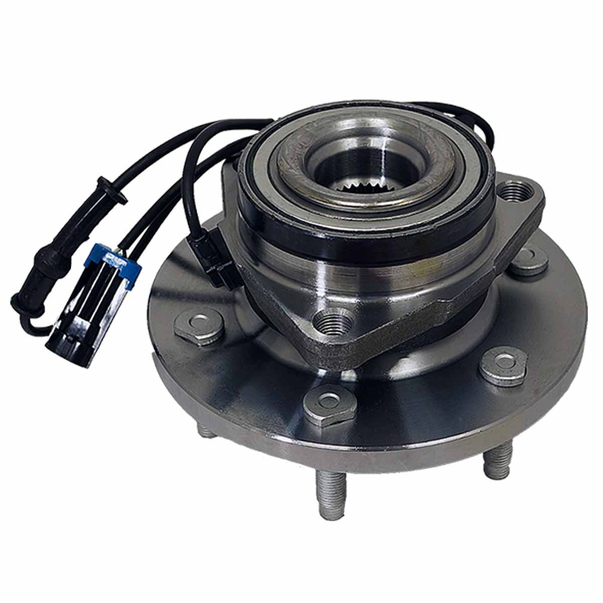 515093 Premium Front Wheel Bearing and Hub Assembly Compatible with 2006 2007 2008 Hummer H3 | 6 Lugs w/ABS