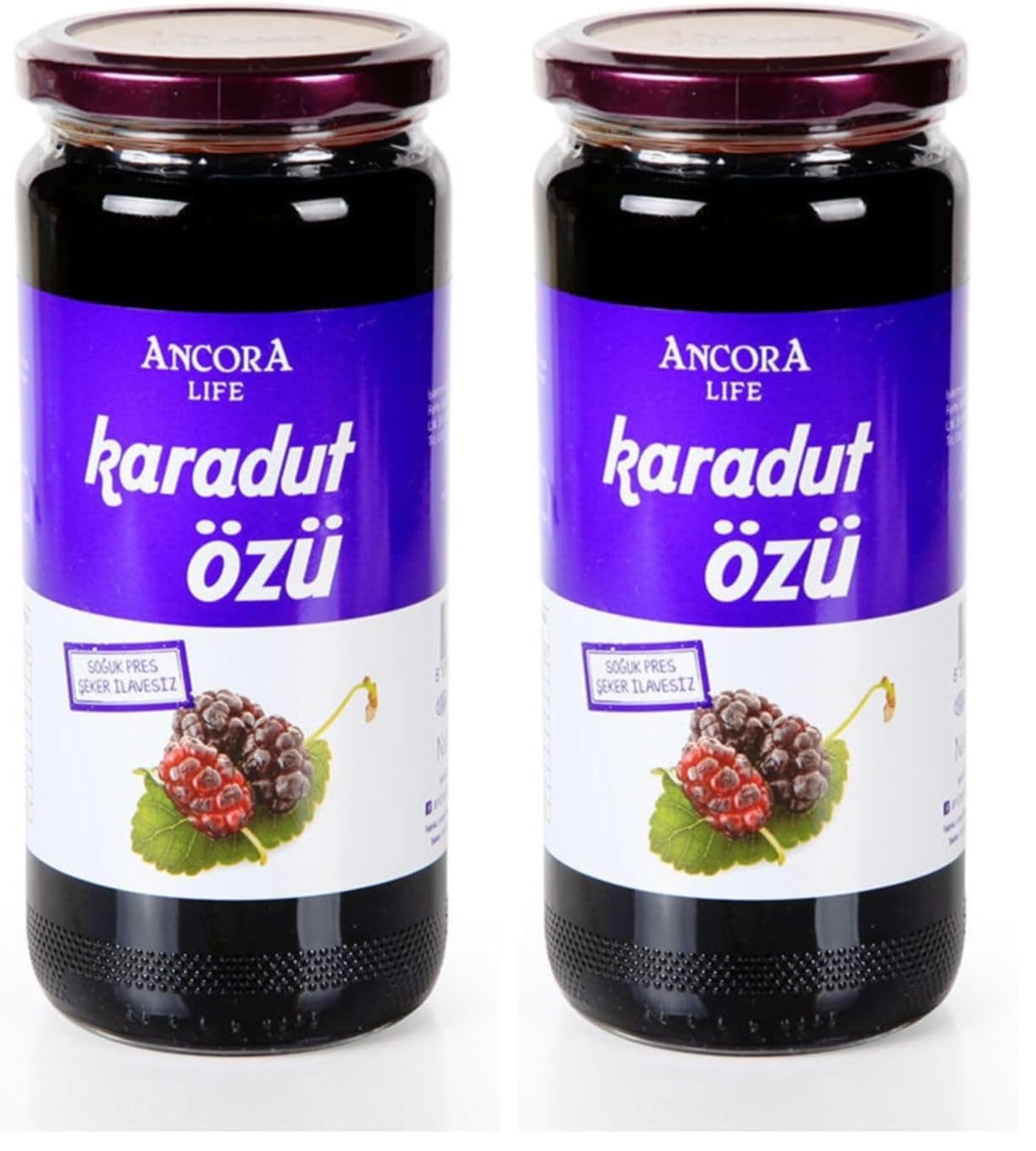 Ancora Karadut Özü 640 Mililitre 2li paket