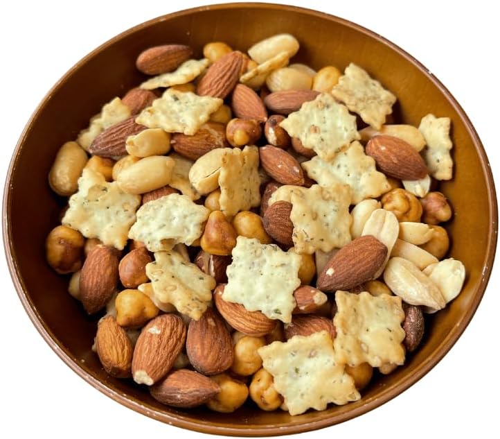 Mixed Nuts with Sesame Glue & 3 Types of Mixed Nuts, Sesame Sesame, Almond, Peanuts, Snack Peanuts, Salt Flavor, 10.6 oz (300 g)