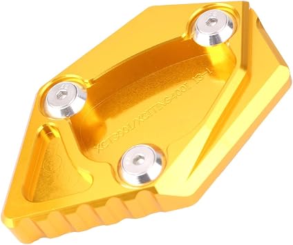 Rackmart Motorcycle Side Stand End Kickstand Pad Holder with Hardware for Kymco KXCT 300i/XCITING 400i/XCITING 400