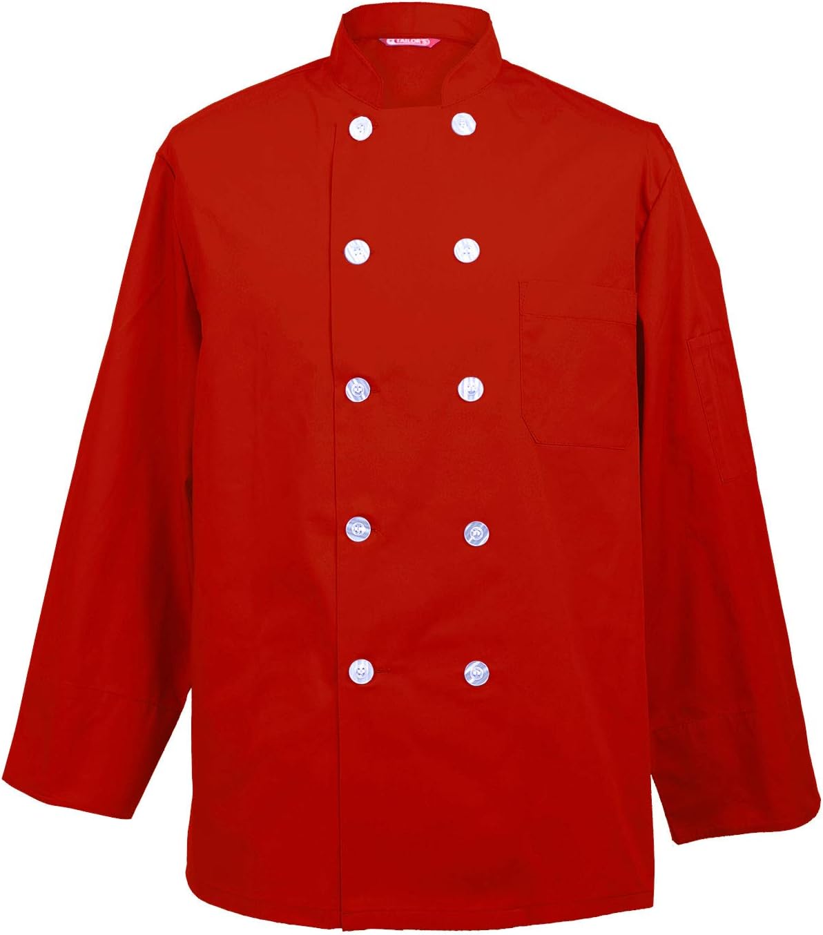 Men's Chef Coat Chef Shirt Cook Coat Barista Baker Uniform Restaurant Clothes Barista Shirt