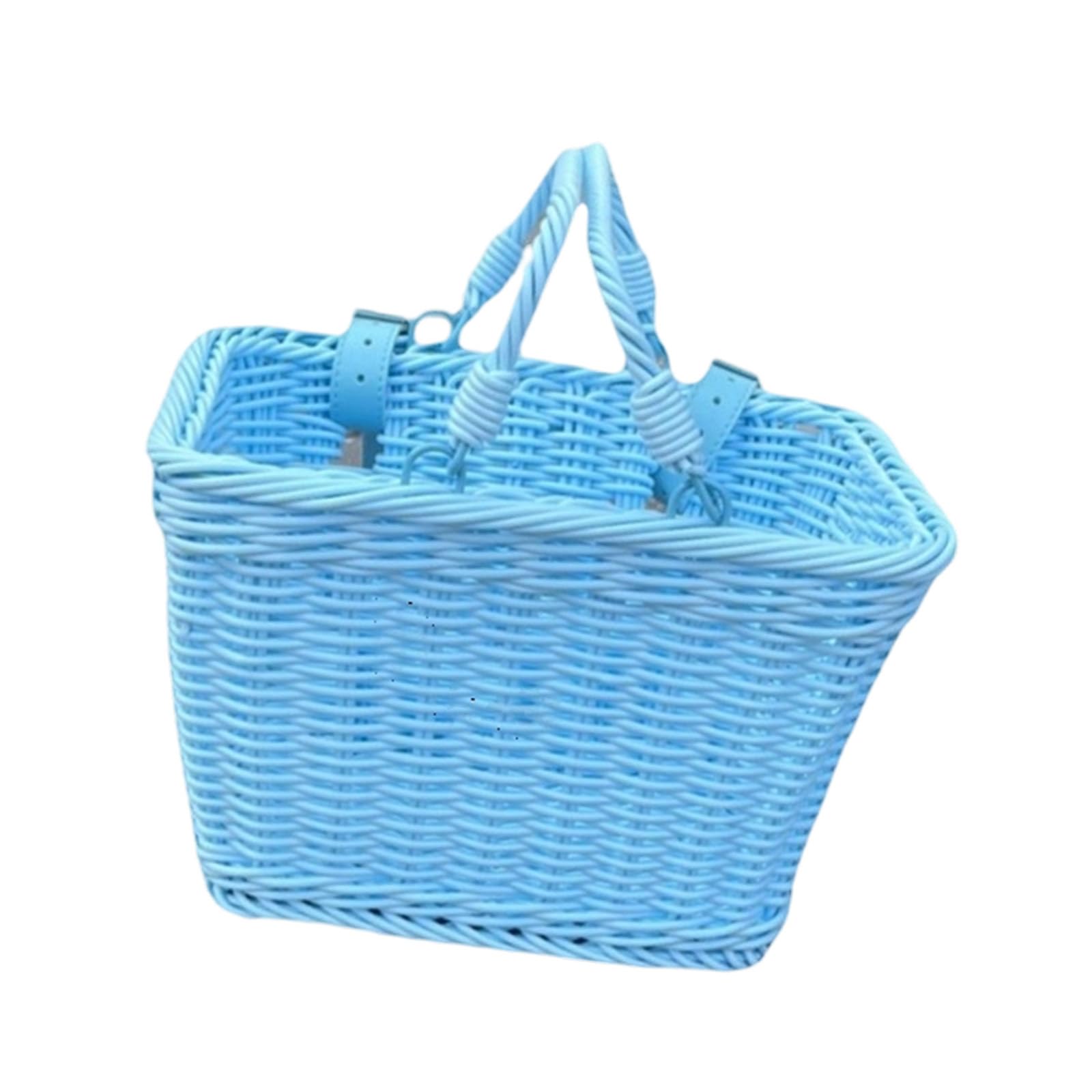 oringnat Removable Bicycles Basket Colorful Bike Front Handlebars Storage Basket for Front Bicycles Mounting