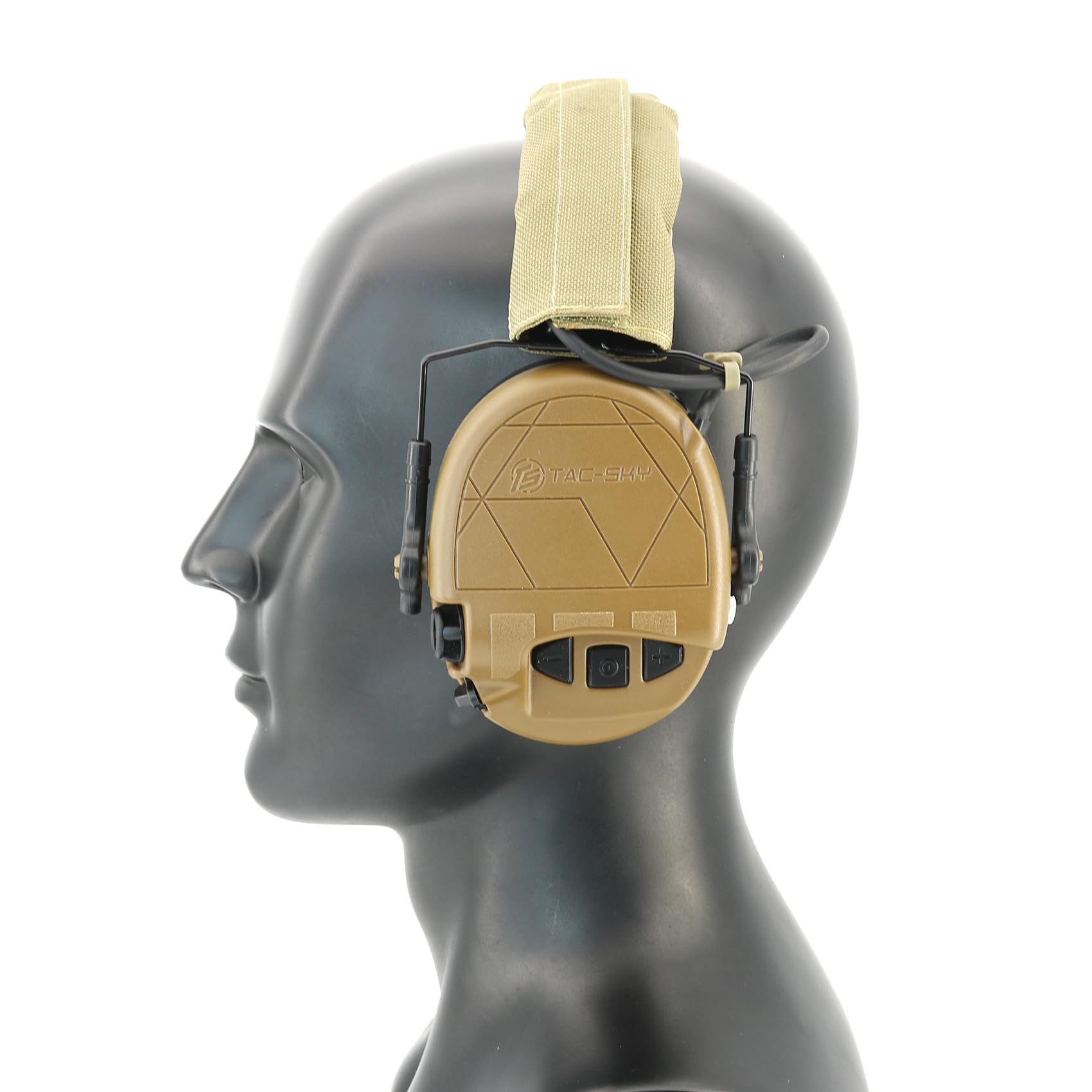 TAC300 - Auriculares electrónicos de protección auditiva, cancelación de ruido, protección auditiva para caza de airsoft