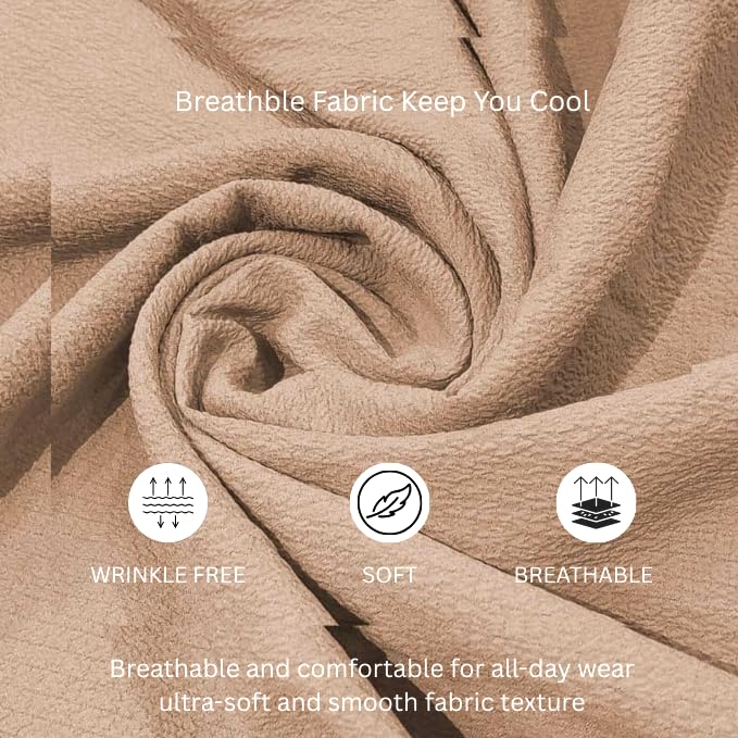 Image of GRECIILOOKS Men's Polycotton Shirt |Stylish Casual Regular Fit Shirts | Textured Half Sleeve | Slim Fit | Business & Meeting Ready (Available in Plus Size)