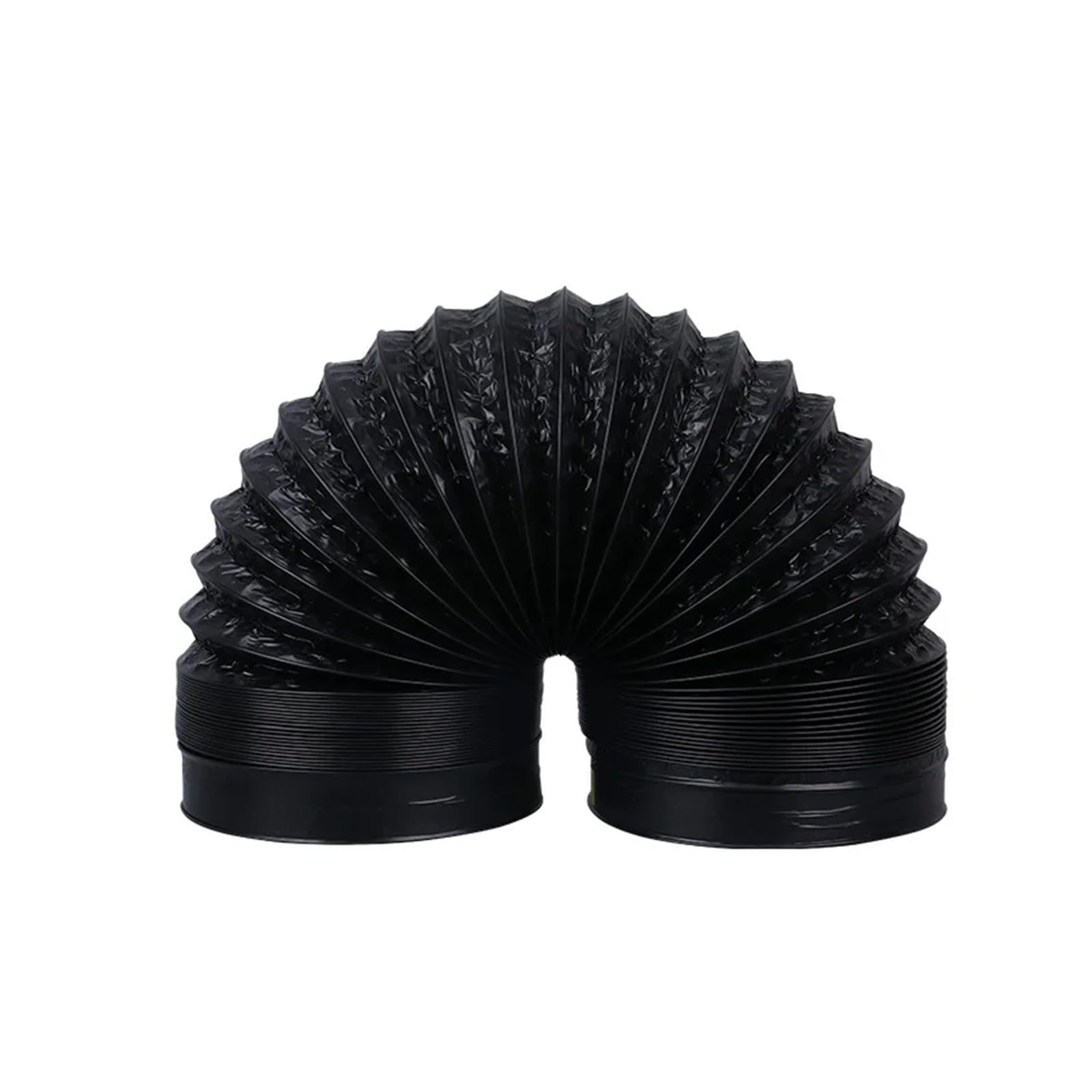 Aejhsin Black Pipe Ventilation Duct Ventilation Pipe White Composite Flexible Hose(,2M,180Mm)