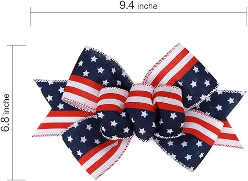 Miniatura 2 de 2 lazos de arpillera de Navidad, hechos a mano, prefabricados para coronas, adornos decorativos grandes de Navidad, decoración de árbol, lazos de