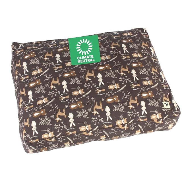 Molly Mutt Funda de Cama para Perro, Estampado de Bestias Preciosas, Mide 36 x 45 x 5 Pulgadas, 100% algodón