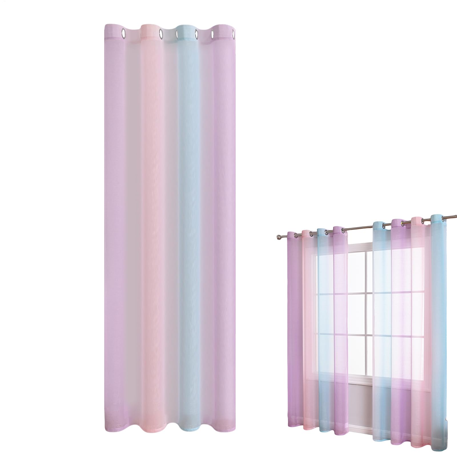 Cortinas para oscurecer la cocina y dormitorio con malla transpirable