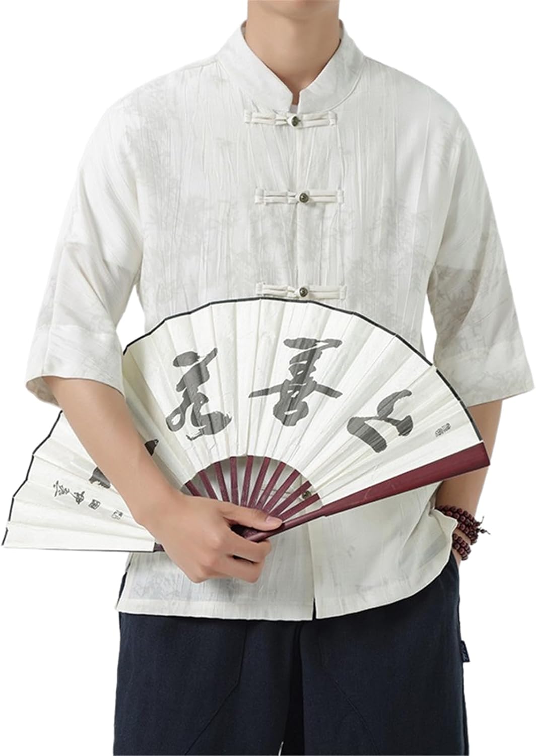 Chinese Style Shirt Short Sleeve Men, Summer Tang Suit Casual Daily Top