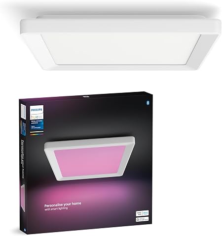 Philips Hue Tento WCA Slim Kare Tavan Paneli 30x30cm Beyaz - 25.000 Saat Ampul Kullanım Ömrü