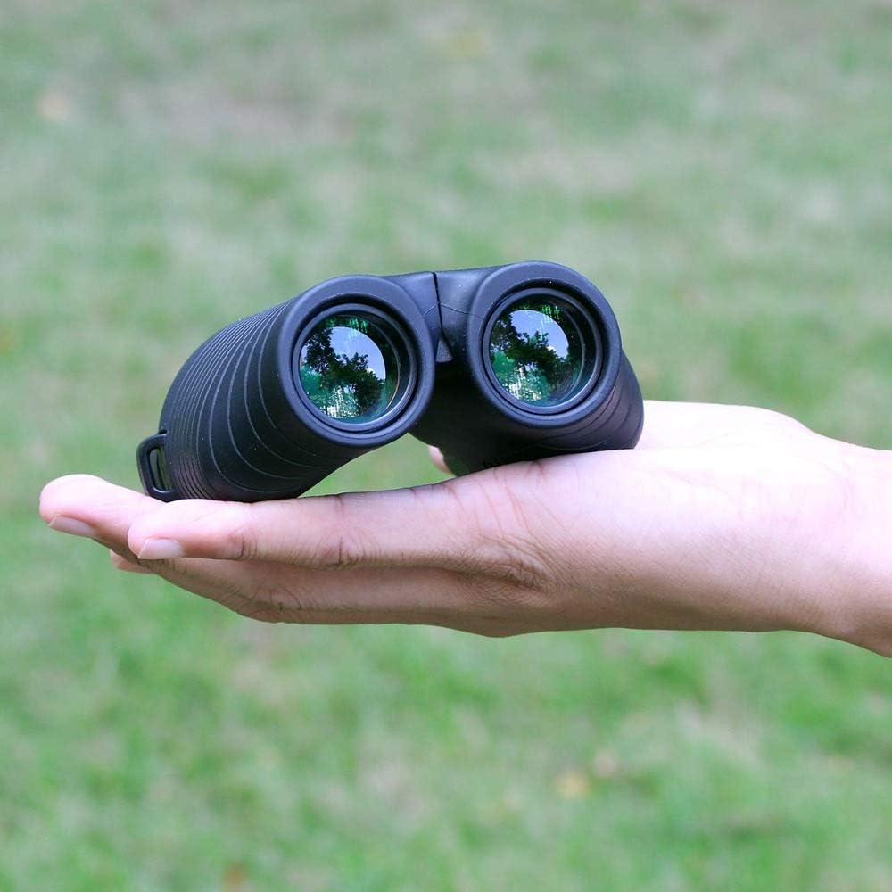 Binoculars Compact Fixed Mini Portable Telescope Multi Coated Porro Prism for Outdoor Spoorts Games