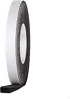 Compressed Acrylic Seal Strip Anthracite 300 15/2 12.5 m Width 15 mm Extendable from 2 mm to 10 mm for Windows