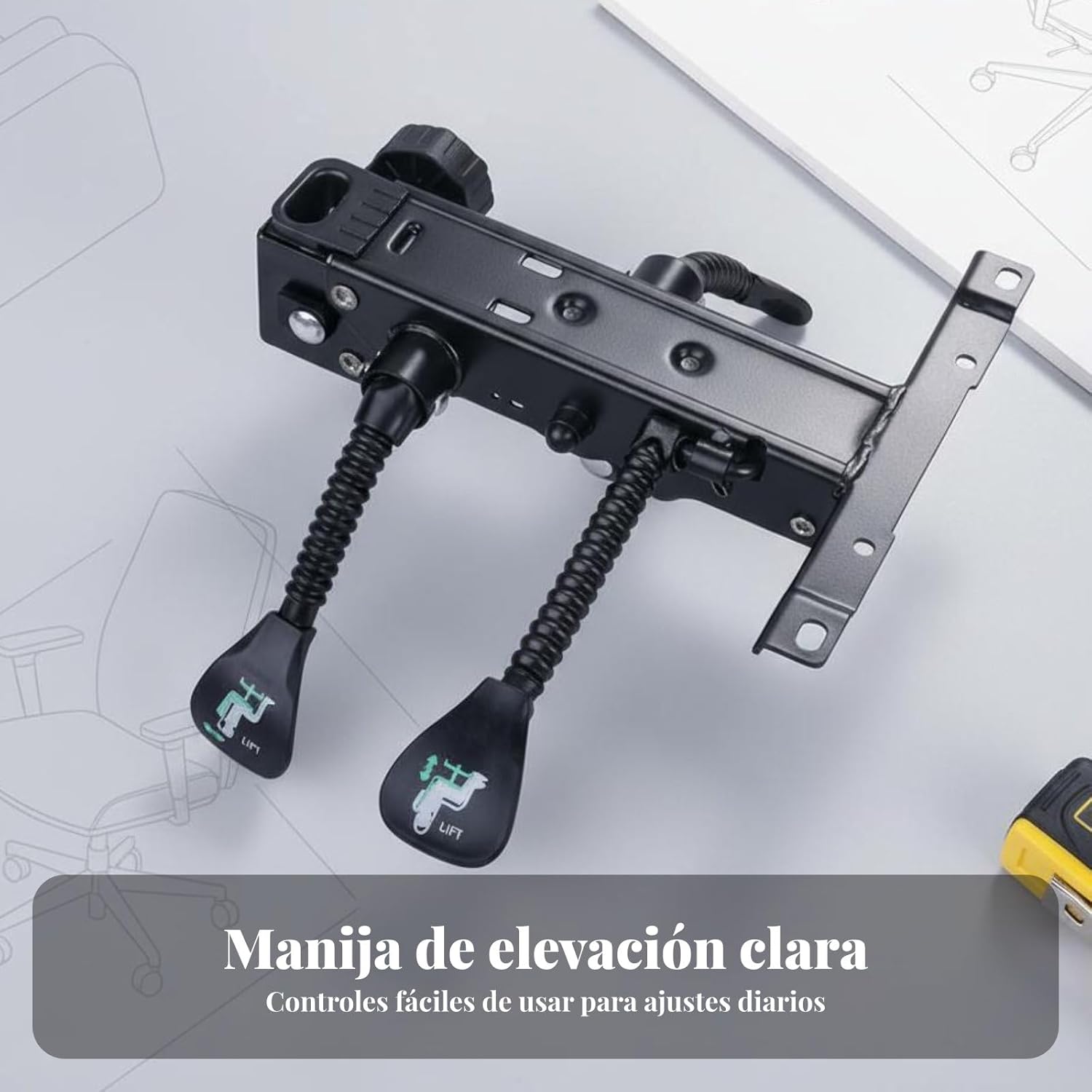 Tilt Base Thickened Steel Construction Chair Base Plate Heavy Duty Office Chair Tilt Mechanism