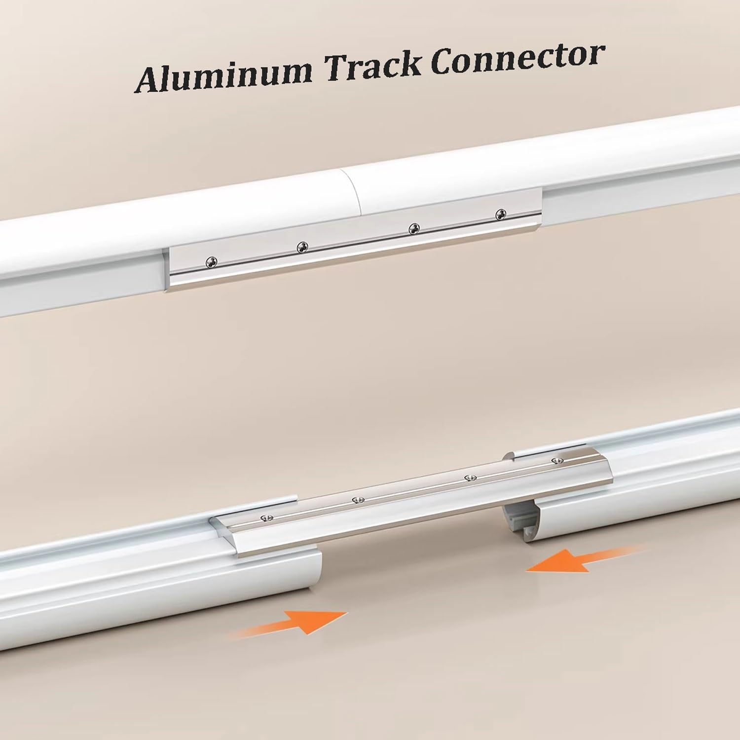Double Curtain Rods for Windows, Heavy Duty Curtain Track Wall Mount with Silent Pulleys Round Finials Rail for Bedroom/Living Room/Window/Hotel(White,1.8m/5.9ft)
