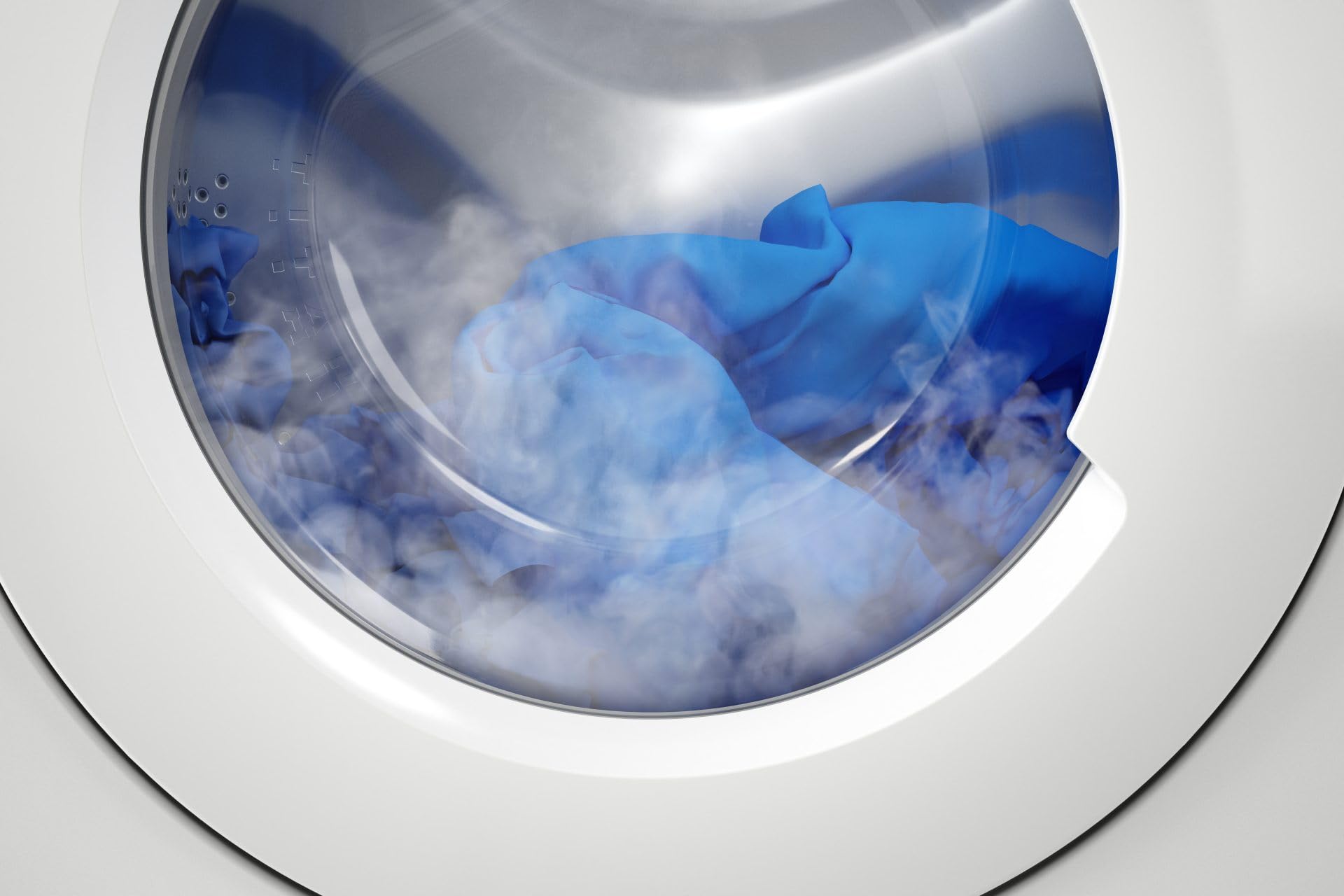 Lavatrice A Libera Installazione BWE91497XWVIT Carica Frontale 1400 Giri, Vapore, Cestello Spazioso da 9 Kg, Rapida, Motore Inverter, Efficiente, Classe Energetica A