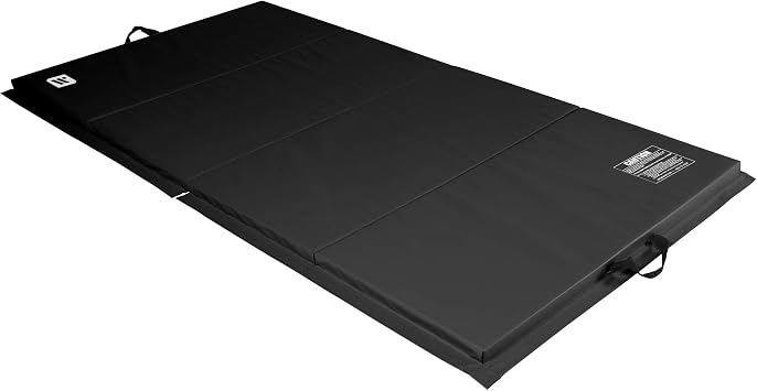 We Sell Mats - 4 ft x 8 ft x 2 in Premium Personal Fitness & Exercise Mat for Home Workout - Lightweight and Folds for Carrying All Purpose Home Gym Mat Thick Mat for Yoga, Pilates, Stretches