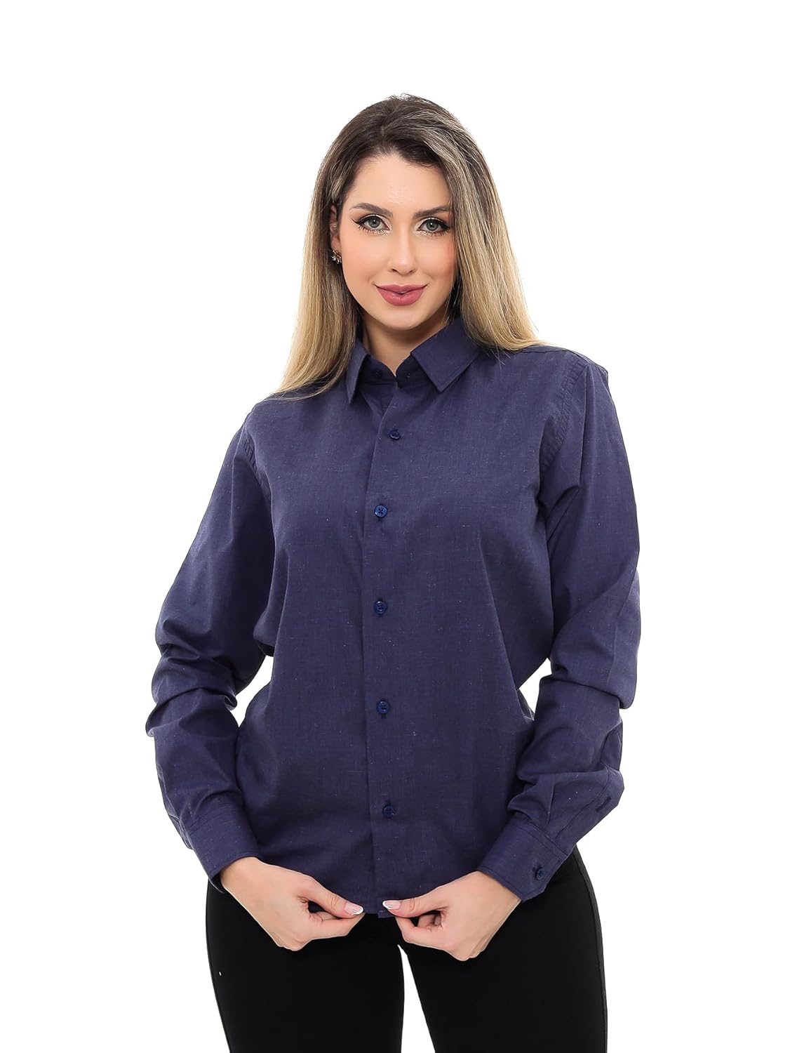 Camisa Social Feminina Premium Tipo Linho Executiva Estruturada Manga Longa em promoção! Veja a oferta e mais achadinhos de Blusas 8 Hoje é o melhor dia para comprar Camisa Social Feminina Premium Tipo Linho Executiva Estruturada Manga Longa com aquele preço maroto! Promoção! Aproveite a oferta! 8