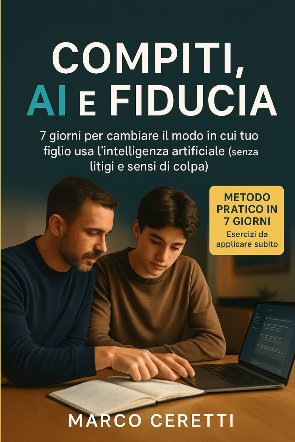 AI e compiti a casa: Un piano di 7 giorni per aiutare tuo figlio a usare l’intelligenza artificiale senza perdere fiducia in sé stesso (Crescere nell’Era Digitale)