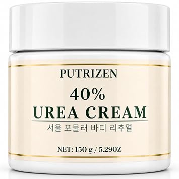 Urea Cream 40 Percent for Feet Maximum Strength, Cracked Heels & Callus Remover, Foot Moisturizer with Salicylic Acid for Dry Cracked Feet Knees Elbows Hands - 5.29 oz