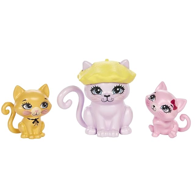 Foto 5 de 7 de Enchantimals City Tails Familia de siamesas Muñecas Calista Cat y Sus Hermanas, con Mascotas Gato y Accesorios