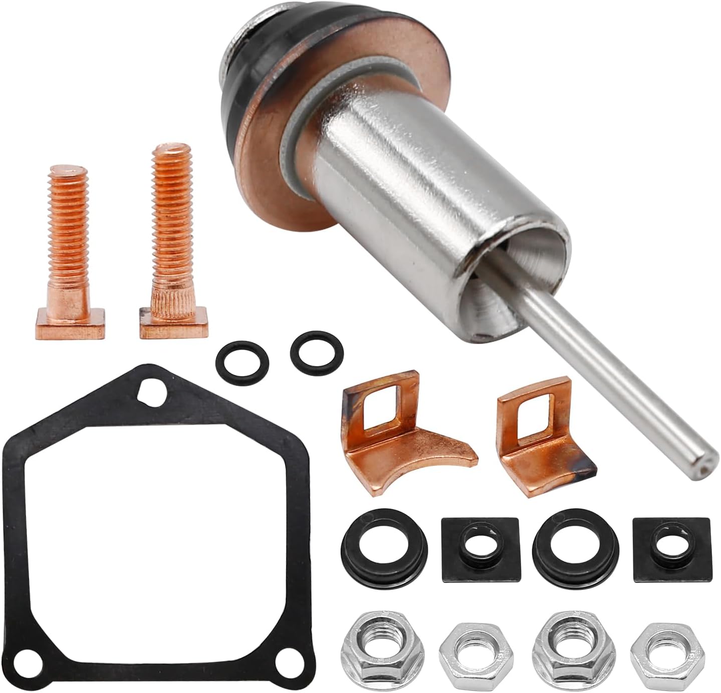 Saihisday Starter Repair Rebuild Kit 053660-7120 Plunger Contacts Set, Replacement for Toyota Replacement for Subaru and More, Replaces 228000-6660