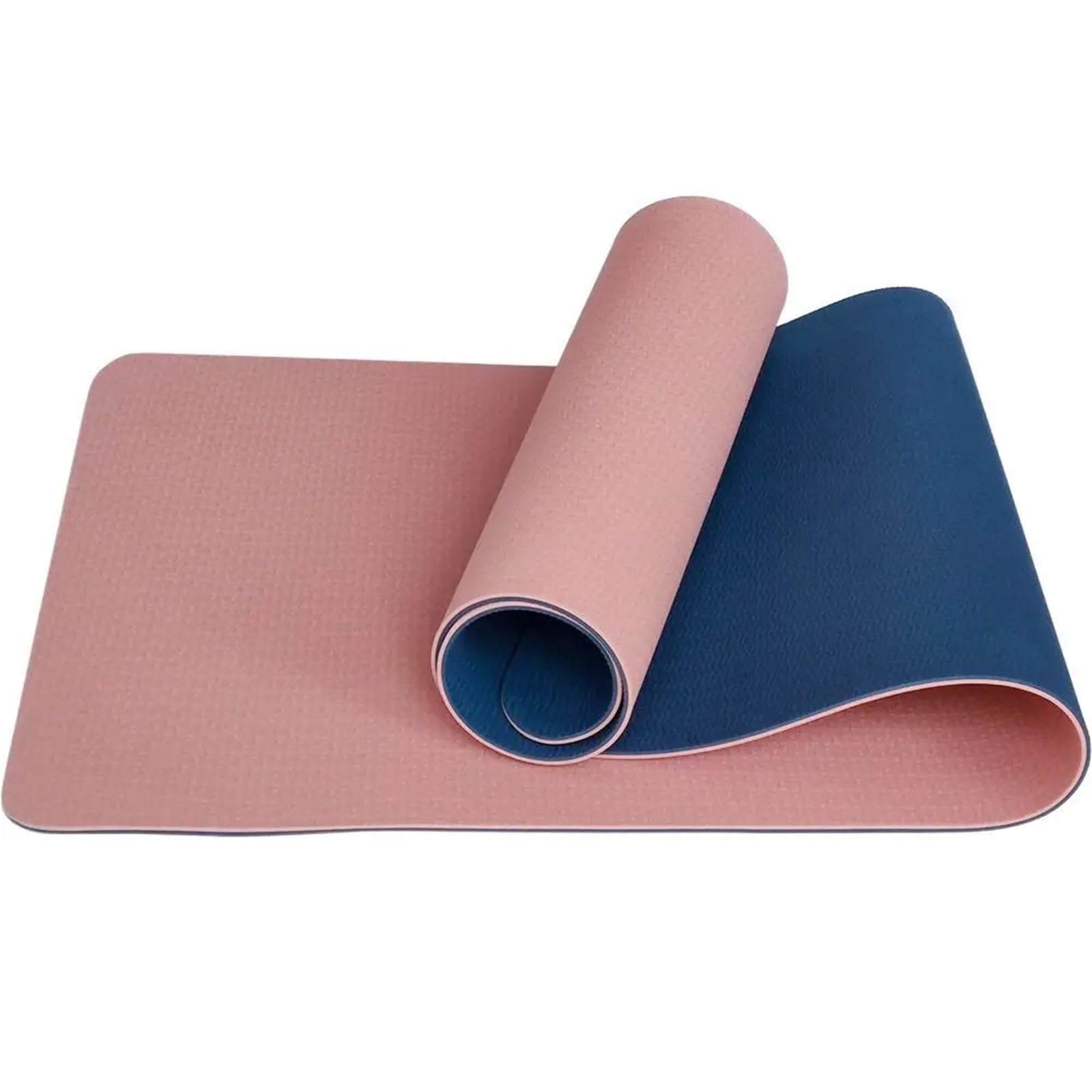 Tappetino per Yoga Tappetino Da Yoga Antiscivolo Pilates Pieghevole Fitness Su Entrambi I Lati Allenamenti Sul Pavimento per la Casa