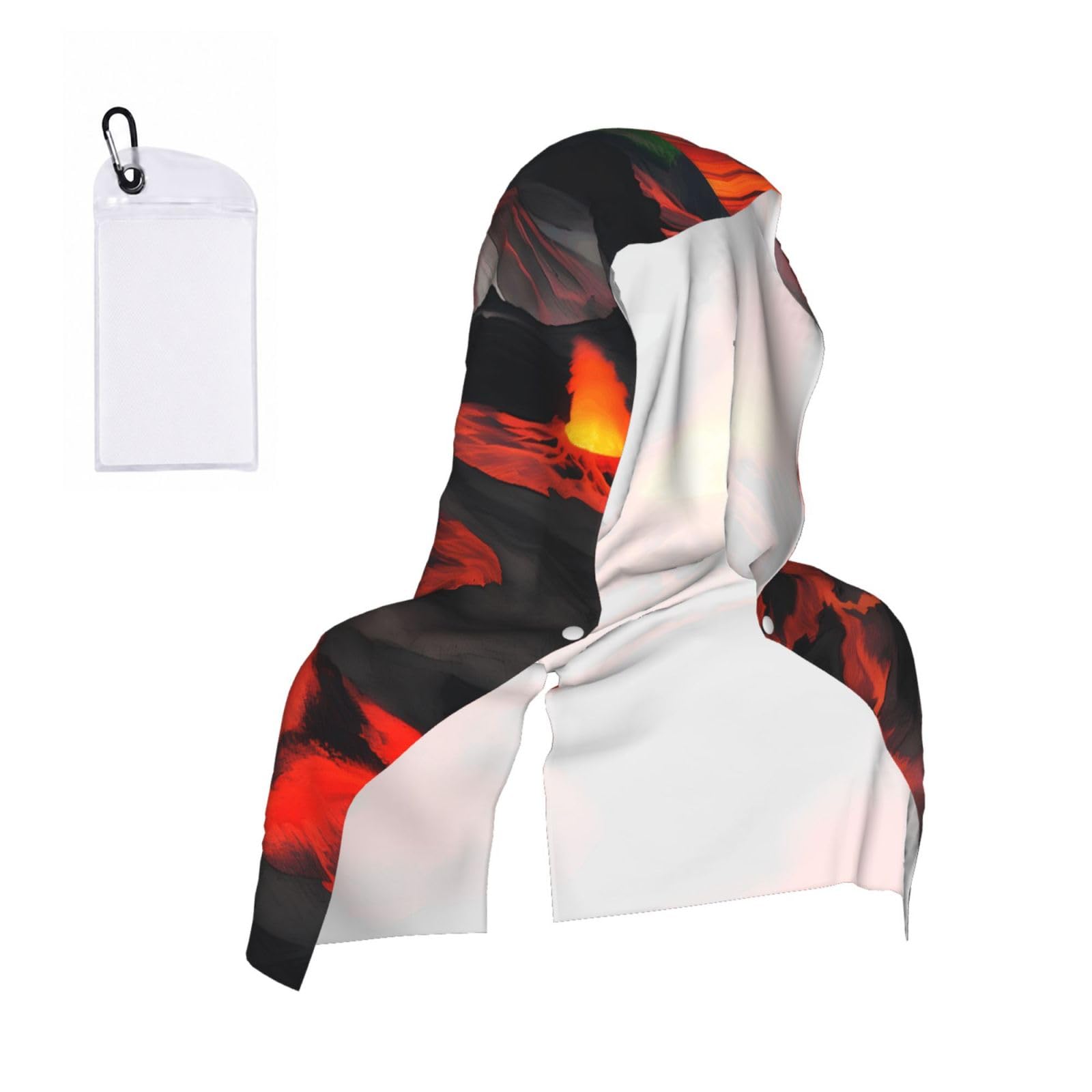 ZYJHYY Kilauea Volcanos Print Unisex Swimming Towel Practical Camping Towel Skin-Friendly Cooling Towel For Workout Training