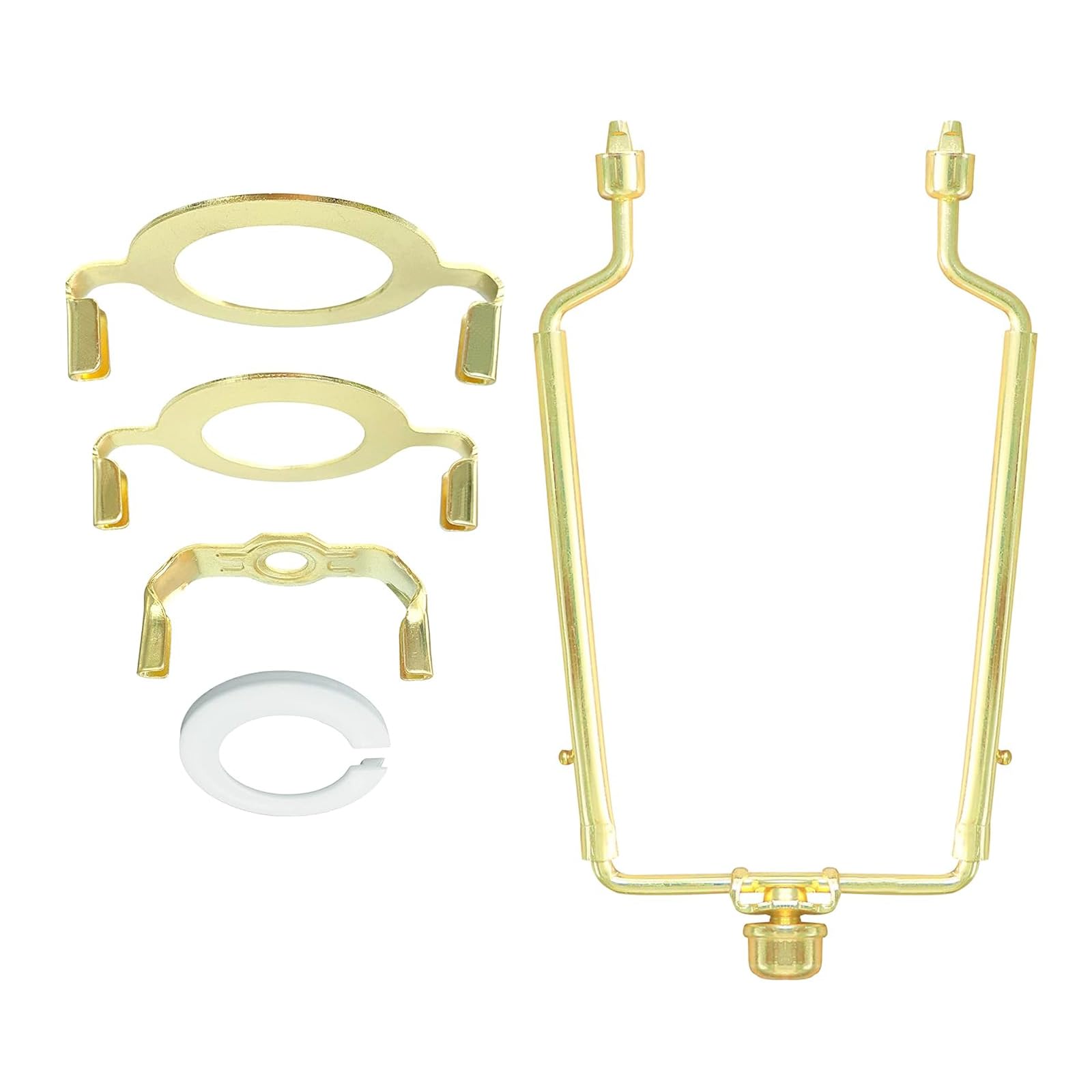 WEIDN Lamp Shade Harp Holder 7 8 9 10 Inch Adjustable Harp Lamp Lamp Shade Parts Horn Frame Lampshade Bracket Portable Lampshade Holder For E26 E27 Light Fixtures And Shades