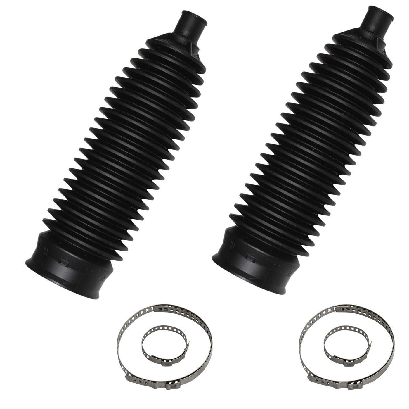 2x Spurstange 2x Lenkmanschette Vorderachse für Audi A1 für VW Fox Polo