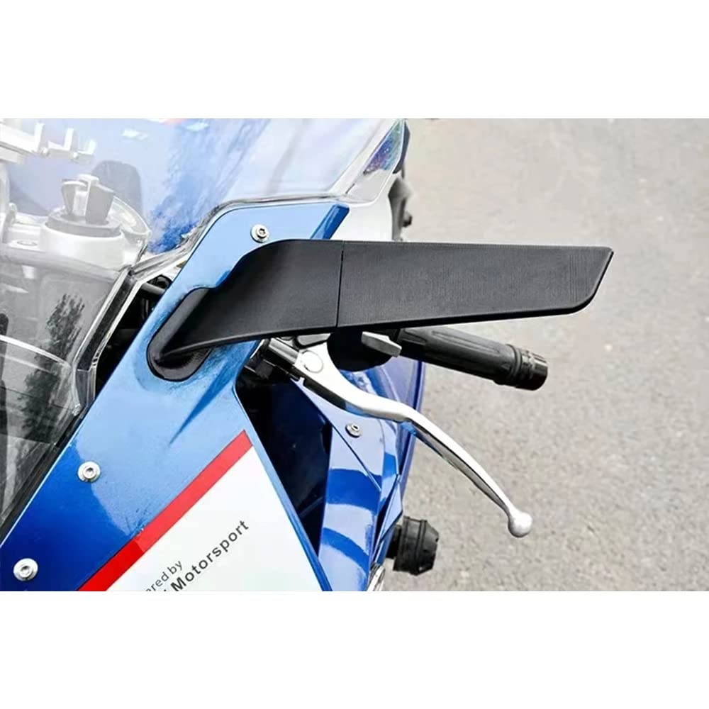 Miroir De Moto En Verre Blanc, 22mm, Extrémité De La Barre De Poignée,  Rétroviseur Latéral Pour S1000R S1000 (Color : Blu) : : Auto et  Moto