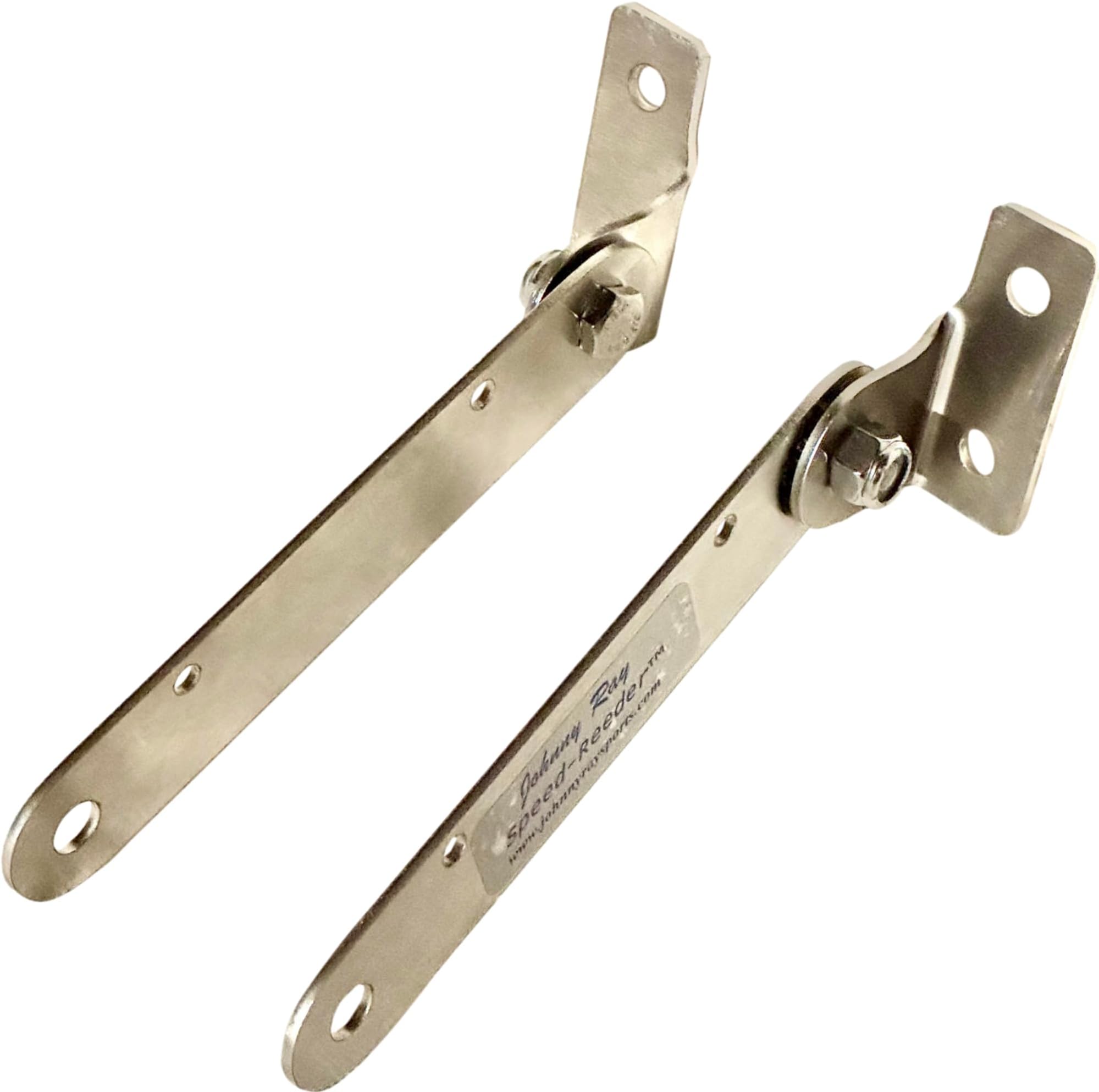 Johnny Ray Transducer Bracket - Universal Speed Reeder Transom Mount for Fish Finders, Adjustable Stainless Steel Transducer Mount for Fishing Boats