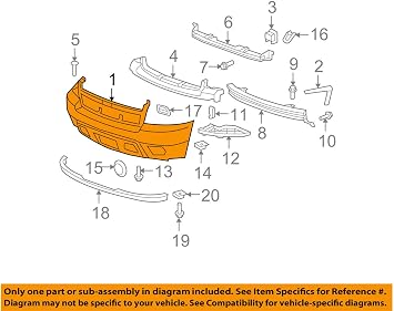 Genuine GM Parts 25814570 Front Bumper Cover