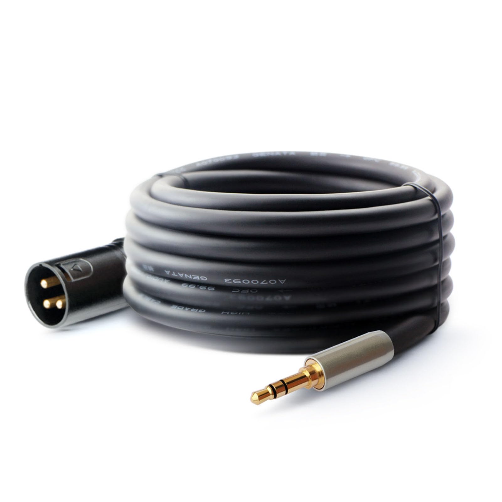 Câble adaptateur mâle 3,5 mm vers XLR mâle sans perte de signal audio