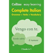 Complete Italian Grammar Verbs Vocabulary 3 Books in 1 Collins Easy Learning