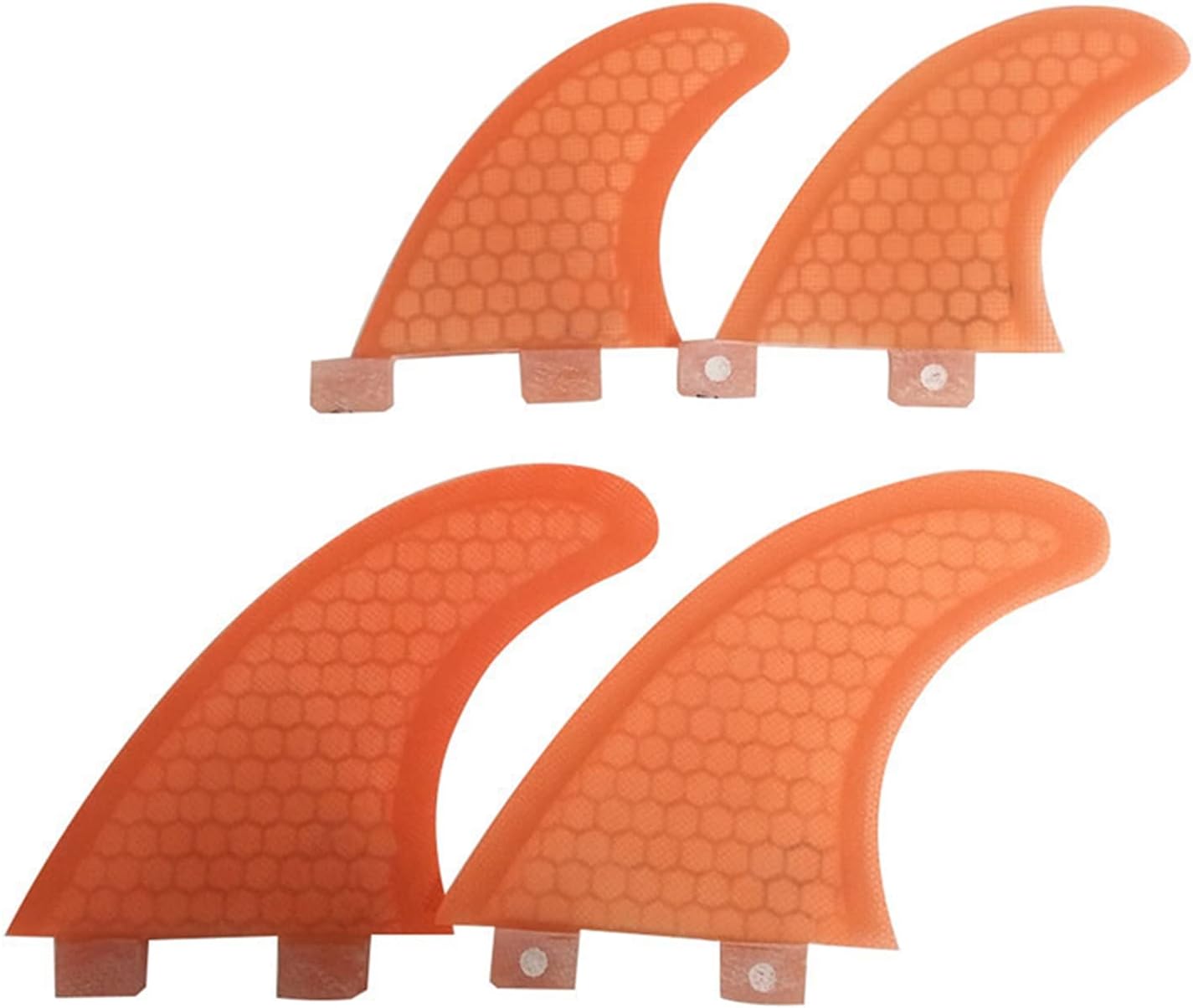 Surfing Fins 4Pcs Surfboard Fin Surfing Rudder Surf Board Thruster Honeycomb Rudder Fiberglass Fin