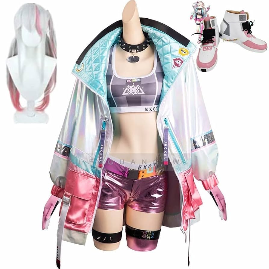 【8月末までの出品】NIKKE ジャッカル コスプレ衣装 ウィッグ フルセット Amazon.co.jp: 勝利の女神:NIKKE ニケ ジャッカル 豺狼 コスプレ